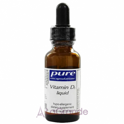 Pure Encapsulations Vitamin D3 liquid  D3 