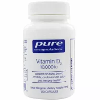 Pure Encapsulations Vitamin D3 10,000 iu ������� D3 10,000 ��