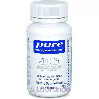 Pure Encapsulations Zinc 15       