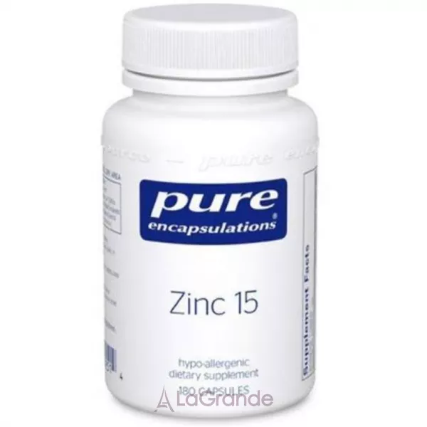 Pure Encapsulations Zinc 15 ����������� ������� ��� ��������� �������� ������� 
