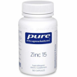 Pure Encapsulations Zinc 15 60pcs