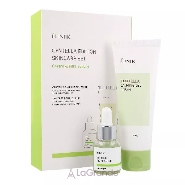 iUNIK Centella Edition Skincare Set ���� (������������ ����-���� �� �������� 60 �� + ����������� ��������� � ������ ������� 15 ��)