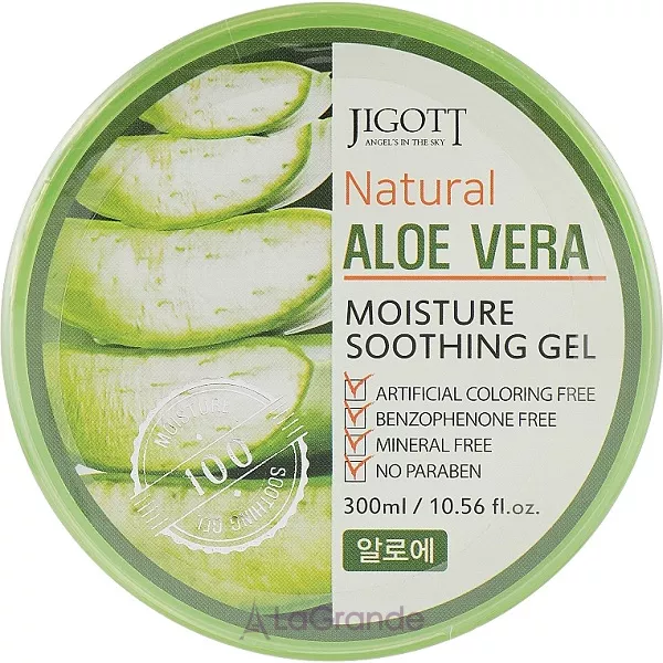 Jigott Natural Aloe Vera Moisture Soothing Gel ������������� ���� ��� ������� � ��� � ���������� ����