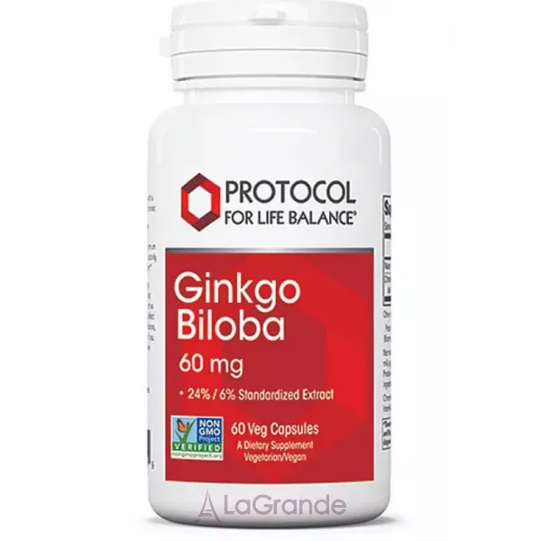 Protocol for Life Balance Ginkgo Biloba 60mg ������� ������� ������� �������� ��������, ���'��� �� ������������ ����� 