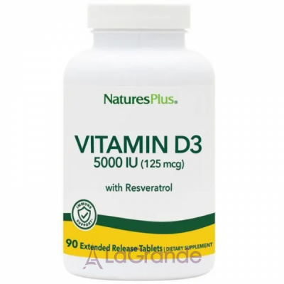 NaturesPlus Ultra Vitamin D3 5000 IU (125 mcg) ³ D3  5000  (125 )   