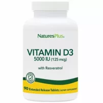 NaturesPlus Ultra Vitamin D3 5000 IU (125 mcg) ������� D3 ������ 5000 �� (125 ���) � ����������� ��������������