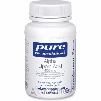 Pure Encapsulations Alpha Lipoic Acid 400 mg     ,   -  