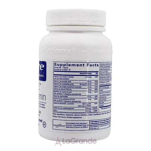 Pure Encapsulations O.N.E. Multivitamin �������������� � �������� � ��������������� ����������, CoQ10 � ��������