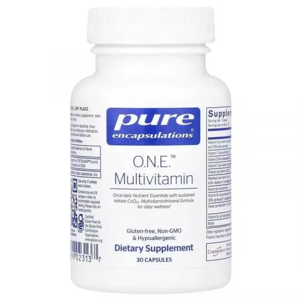 Pure Encapsulations O.N.E. Multivitamin �������������� � �������� � ��������������� ����������, CoQ10 � ��������