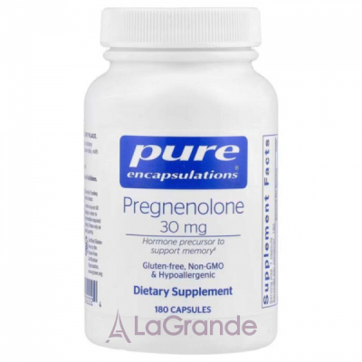 Pure Encapsulations Pregnenolone 30 mg      ,     