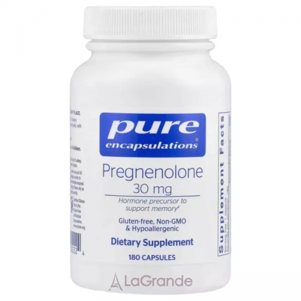 Pure Encapsulations Pregnenolone 30 mg ����������� ������� ��� ��������� �������� �������, ������ � ������������� ������� 