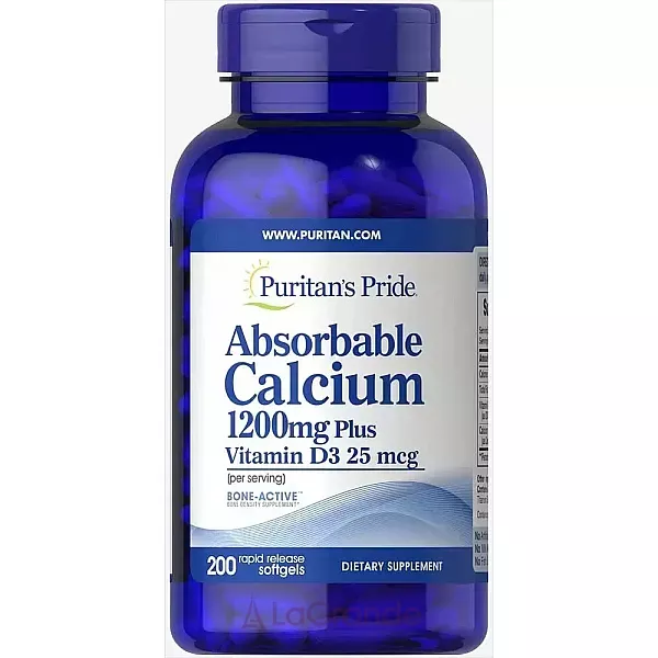 Puritan's Pride Absorbable Calcium with Vitamin D3 ����������� ������� 