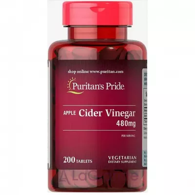 Puritan's Pride Apple Cider Vinegar 480 mg         