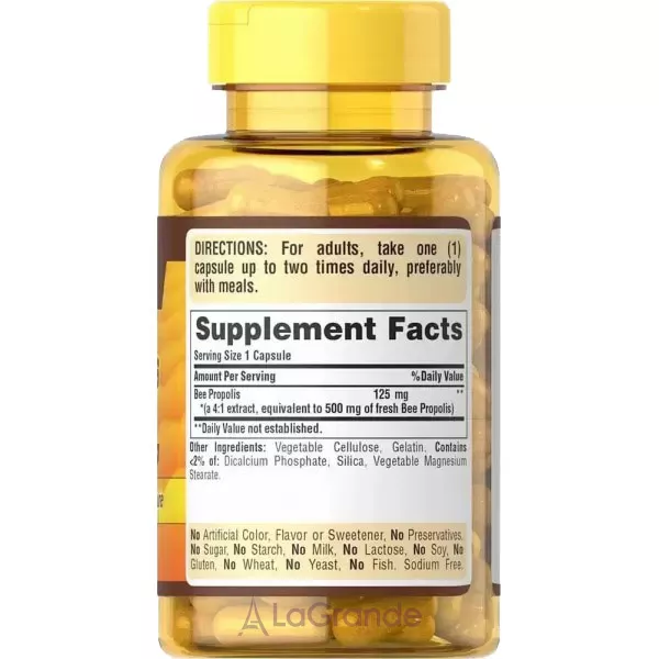 Puritan's Pride Bee Propolis Extract 500 mg ������� ������� 