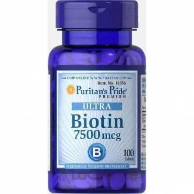 Puritan's Pride Biotin 7500 mcg ĳ  