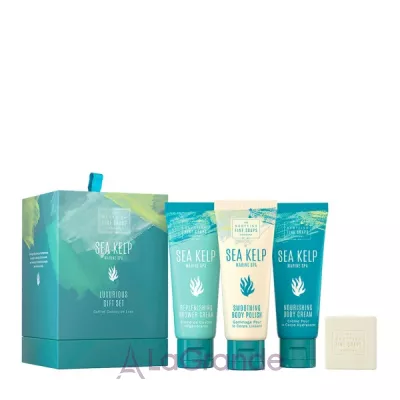 Scottish Fine Soaps Sea Kelp Marine SPA Kit (sh/gel/75ml + b/but/75ml + h/chr/75ml + soap/40g)          