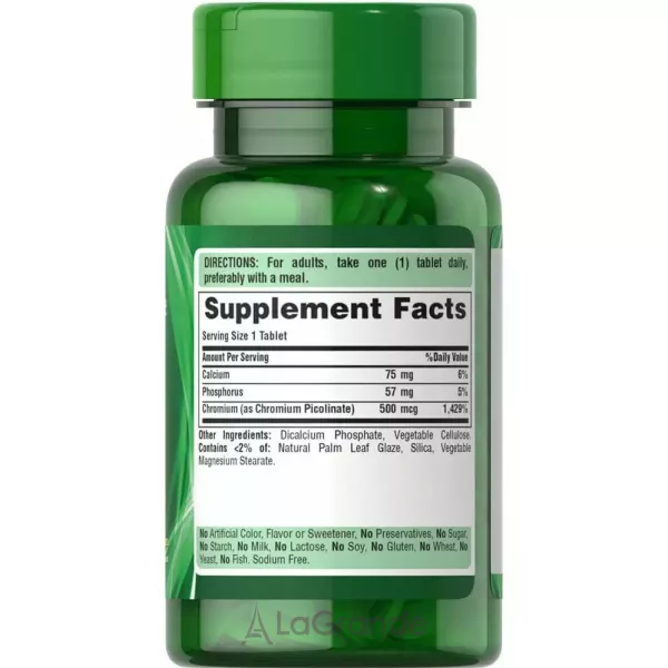 Puritan's Pride Chromium Picolinate 500 mcg ����������� ������� 