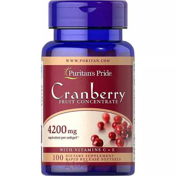 Puritan's Pride Cranberry Fruit Concentrate 4200 mg ����������� ������� 