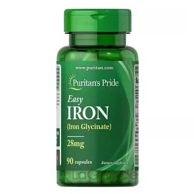 Puritan's Pride Easy Iron (Glycinate) 28 mg   