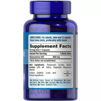 Puritan's Pride Glucosamine HCl 680 mg   