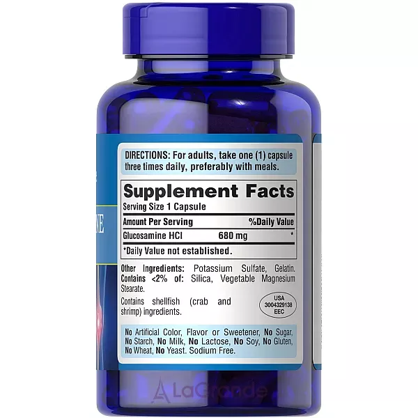 Puritan's Pride Glucosamine HCl 680 mg ����������� ������� 
