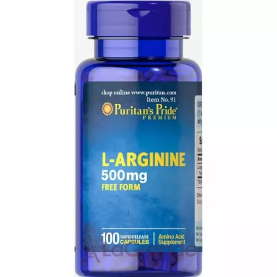 Puritan's Pride L-Arginine 500 mg   