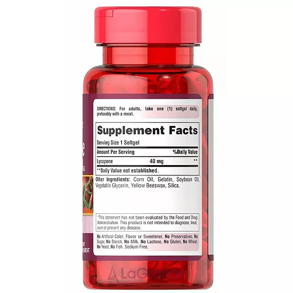 Puritan's Pride Lycopene 40 mg ����������� ������� 