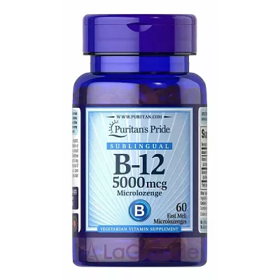 Puritan's Pride Methylcobalamin Vitamin B-12 5000 mg ĳ  