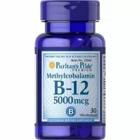 Puritan's Pride Methylcobalamin Vitamin B-12 5000 m�g ����������� ������� "������� B-12", 5000 ���