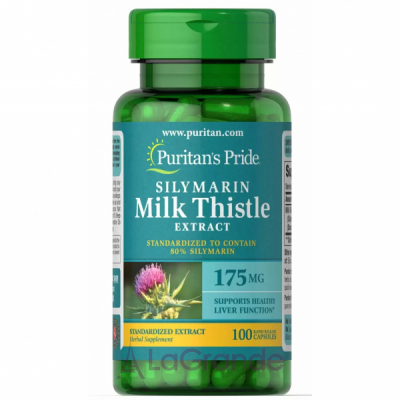 Puritan's Pride Milk Thistle Standardized 175 mg (Silymarin)   