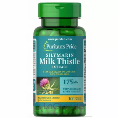 Puritan's Pride Milk Thistle Standardized 175 mg (Silymarin) ĳ  