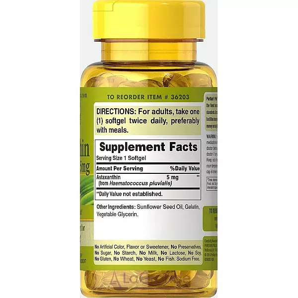 Puritan's Pride Natural Astaxanthin 5 mg ����������� ������� 