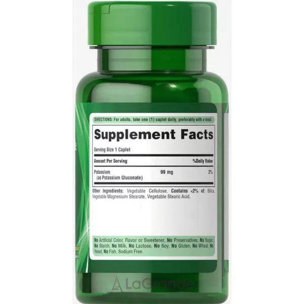 Puritan's Pride Potassium 99 mg ����������� ������� 