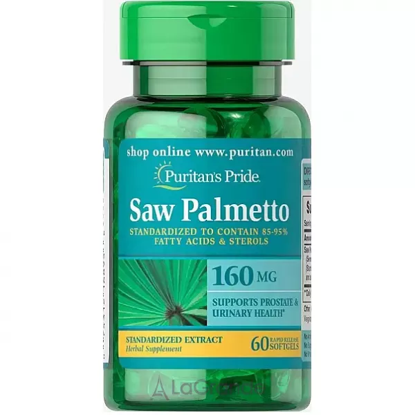 Puritan's Pride Saw Palmetto Standardized Extract 160 mg ����������� ������� 