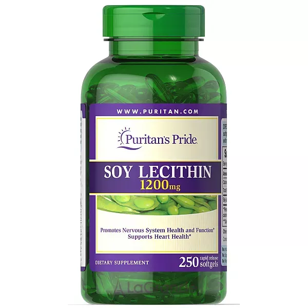 Puritan's Pride Soy Lecithin 1200 mg ����������� ������� ��� ��������� �������� ������� ������� 