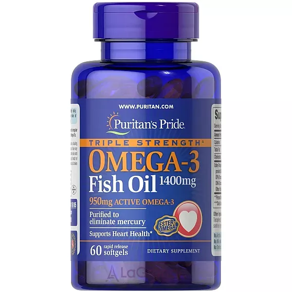 Puritan's Pride Triple Strength Omega-3 Fish Oil ĳ������ ������� 