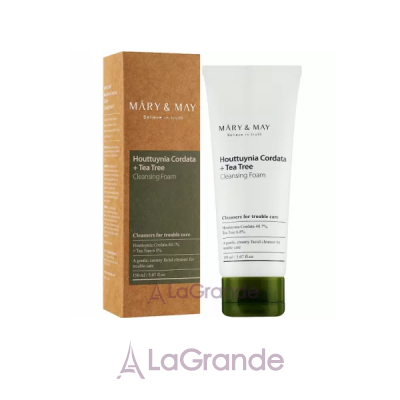 Mary & May Houttuynia Cordata+Tea Tree Cleansing Foam ϳ        