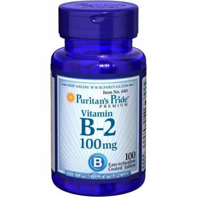 Puritan's Pride Vitamin B-2 (Riboflavin) 100 mg   