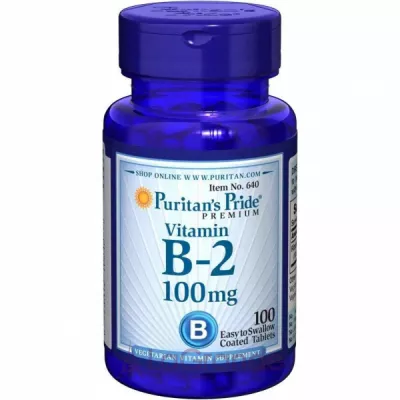 Puritan's Pride Vitamin B-2 (Riboflavin) 100 mg   