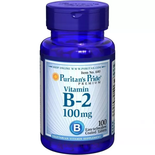 Puritan's Pride Vitamin B-2 (Riboflavin) 100 mg ����������� ������� 