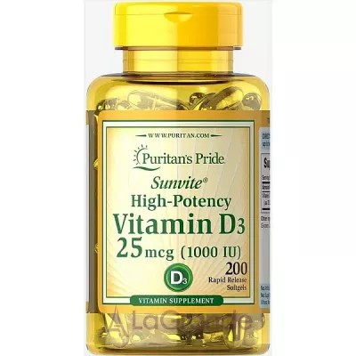 Puritan's Pride Vitamin D3 1000 IU   