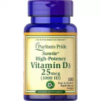 Puritan's Pride Vitamin D3 1000 IU ����������� ������� "������� �3", 1000 ��