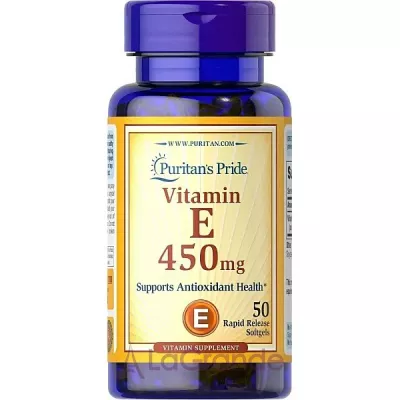 Puritan's Pride Vitamin E 450 mg ĳ  