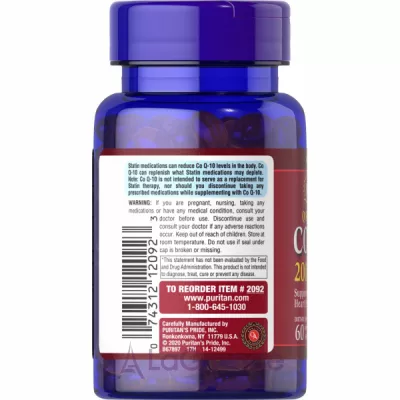 Puritan's Pride Q-SORB Co Q-10 200 mg ĳ    '  