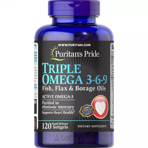 Puritan's Pride Triple Omega 3-6-9 ĳ������ ������� 