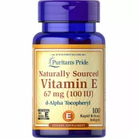 Puritan's Pride Natural Vitamin E 100 IU ������� � �������� �������������, 100 ��