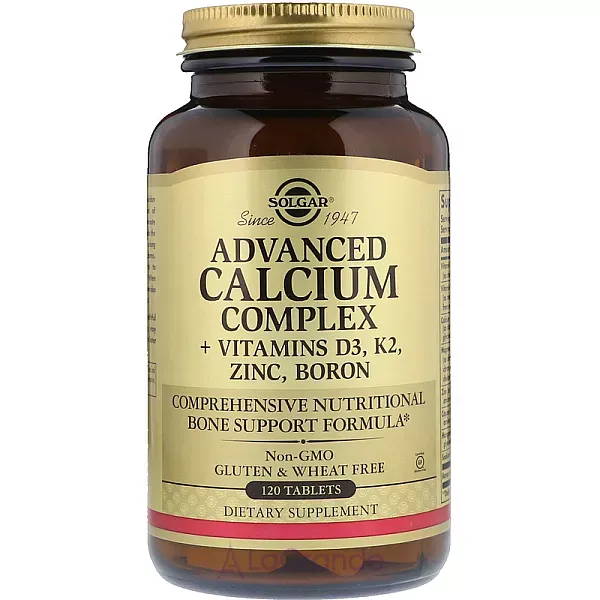 Solgar Calcium Complex + Vitamins D3, K2, Zinc, Boron �������� ������� � �������� �� ���������