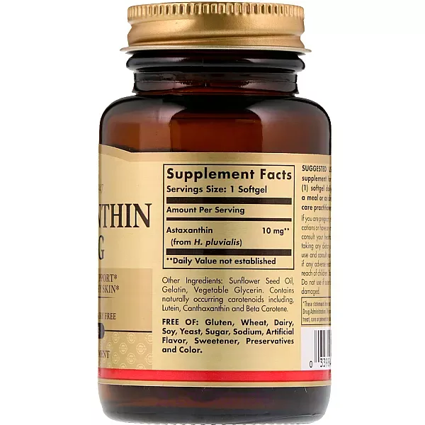 Solgar Astaxanthin 10 mg ĳ������ ������� ��� ���������������� ������� 