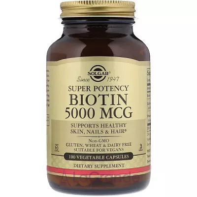 Solgar Biotin 5000 mcg ĳ   ' ,    