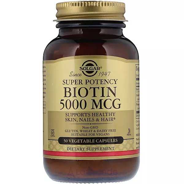 Solgar Biotin 5000 mcg ĳ������ ������� ��� ������'� ����, ����� �� ������� 